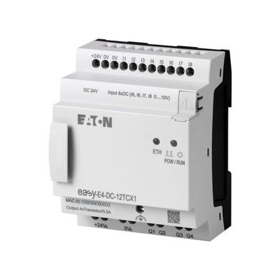 Beheersrelais EASY-E4-AC-12RCX1 8DI4RO 100-240V AC/DC toetsenbord Ethernet schroefterminal