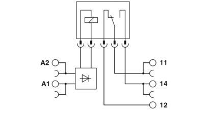 Eenvoudig te installeren PLC-RSC-230UC/21 Relay Module 2966207 voor industriële automatisering