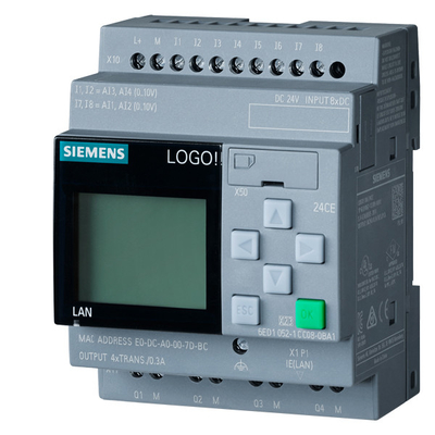 Modbus Communicatie Interface LOGO 8 24CE Basismodule 6ED1052-1CC08-0BA1 met display