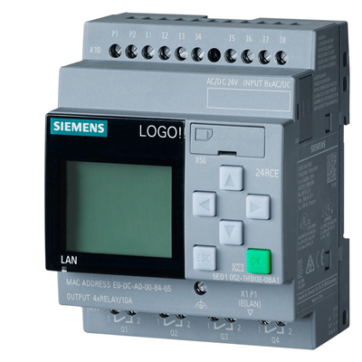 LOGO 8 24RCE Basismodule met display 6ED1052-1HB08-0BA1 optie voor lange duur