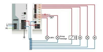NO-R CBM E8 24DC/0.5-10A Elektronische schakelaar met 0,5-10A verstelbare stroom