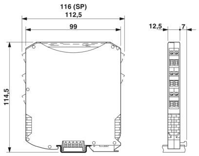 MACX MCR-SL-2I-2I-ILP Loop-aangedreven isolatoren 2905280 die een veilige industriële controle garanderen