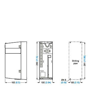 G120P PM230 FSB IP20-omvormer Frequentiekonverter met RS485-communicatie-interface