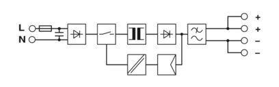 Compacte en 24V gelijkstroom UNO-PS/1AC/24DC/60W stroomvoorziening voor industriële toepassingen