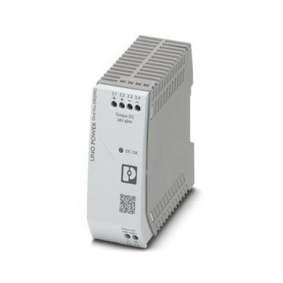 Compacte en 24V gelijkstroom UNO-PS/1AC/24DC/60W stroomvoorziening voor industriële toepassingen