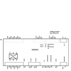 SINAMICS PM240-2 Inverter Frequentiekonverter met 37 kW POWER MODULE IP20 FSF 200 V