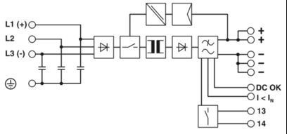 2866802 QUINT-PS/3AC/24DC/40 40W 24VDC stroomvoorzieningseenheid voor industriële toepassingen