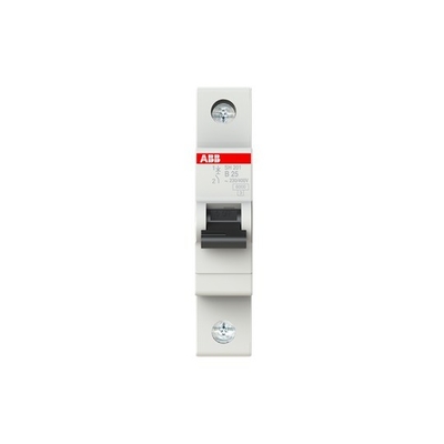 1P BCD Curve MCB SH201-B25 Miniatuurcircuitbreaker 25A voor industriële toepassingen