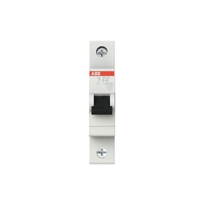 MCB SH201-B40 Miniatuurcircuitbreaker 1P Nominale stroom 40A Mini Size Nominale spanning 220