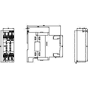 3RW40 Zwakke startmaat S2 met bypass- en thermistormotorbescherming 3RW4038-1TB04