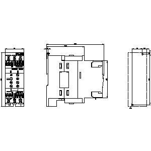 S2 Grootte 3RW4038-1BB04 Softstarter met schroefterminals en bypassfunctie