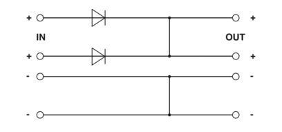Hoog betrouwbare redundantie module QUINT-ORING/24DC/2X10/1X20 met beschermende coating