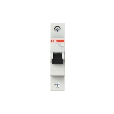 1P C 20 A MCB SH201-C20 Miniatuurcircuitbreaker BCD Curve C 1P Breekcapaciteit 1P