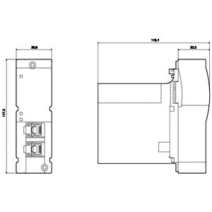 3RW4900-0NC00 Profinet-communicatiemodule voor Sirius Soft Starter 3RW44 van Siemens