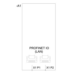 3RW4900-0NC00 Profinet-communicatiemodule voor Sirius Soft Starter 3RW44 van Siemens