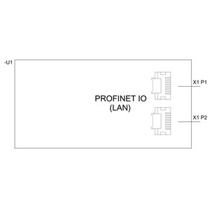 3RW4900-0NC00 Profinet-communicatiemodule voor Sirius Soft Starter 3RW44 van Siemens