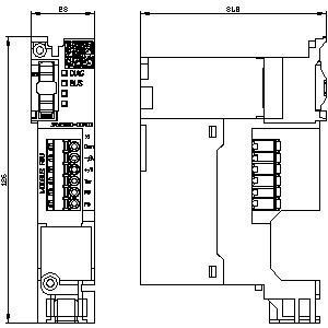 3RW5980-0CR00 Module voor communicatie met Modbus RTU voor soepele industriële communicatie