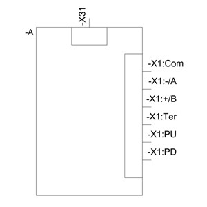 3RW5980-0CR00 Module voor communicatie met Modbus RTU voor soepele industriële communicatie
