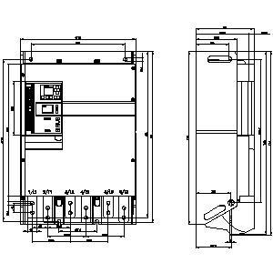 Siemens 3RW5553-6HA14 SIRIUS Soft Starter Grootte 5 Schroeftype Terminal voor een soepele start