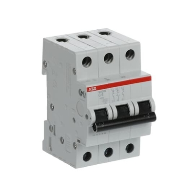 MCB SH203-C6 Miniatuurcircuitbreaker 3P 6A C Standaardstroom 6A MCB