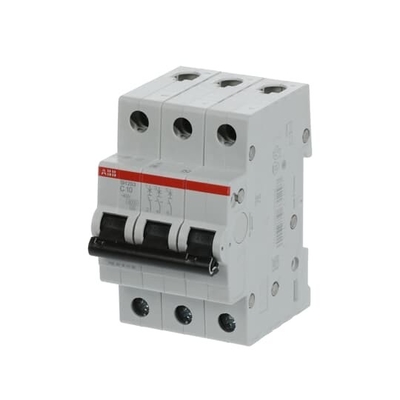 MCB SH203-C10 Miniatuurcircuitbreaker Nummer van pool 3 Nominale frequentie Hz 50 C 10 A