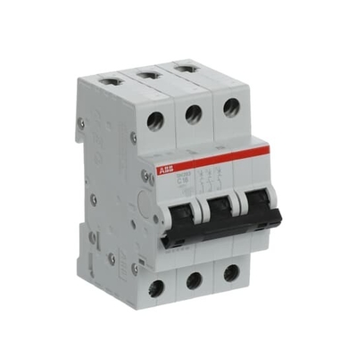MCB SH203-C16 Miniatuurcircuitbreaker Nummer van pool 3 16 A Nominale frequentie Hz 50