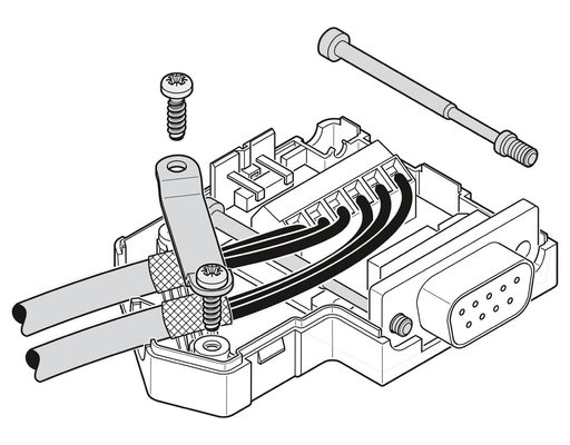 2744694 SUBCON-PLUS-CAN Phoenix Contact D-SUB Bus Connector voor naadloze verbinding