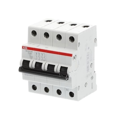MCB SH203-C40NA Miniatuurcircuitbreaker 3 NP C Nominale frequentie Hz 50 40A Nominale stroom