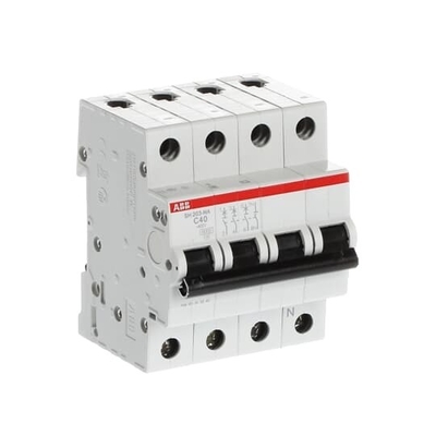 MCB SH203-C40NA Miniatuurcircuitbreaker 3 NP C Nominale frequentie Hz 50 40A Nominale stroom