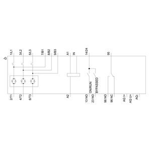 Siemens 3RW5148-1XC14 SIRIUS Soft Starter met analoge uitslag Grootte 4 schroefterminals
