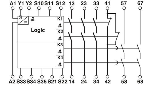 PSR-SCP-24DC/ESD/5X1/1X2/300 Phoenix Contact-veiligheidsrelais Beschermfunctie Koppelingsrelais
