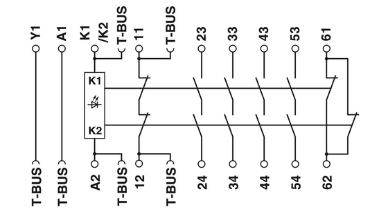 PSR-SCP-24DC/URM4/4X1/2X2/B Verlengingsmodule PROTECTIVE met theoretische spanningsrelais