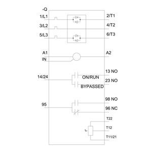 SIRIUS Soft Starter Grootte S12 Schroeftype Terminals Thermistor Uitgang 3RW5075-6TB04