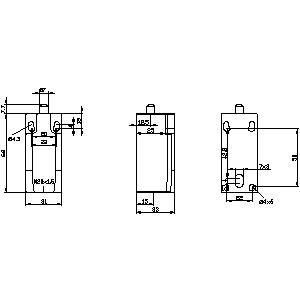 31 mm Plastic Position Switch M20x1.5 zonder LED-plunjer voor machines en apparatuur