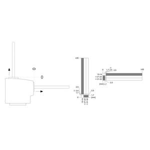 Separate actuator Plastic Position Switch 3SE5232-0QV40 voor industriële toepassingen