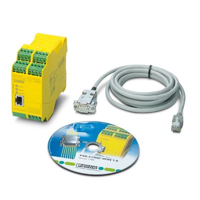 Contactbelasting afsluiten met PSR-SCP-24DC/RSM4/4X1 Veiligheidsapparatuur 45*99*114,5 mm Grootte