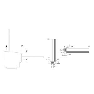 3SE5322-0SB21 Plastic Position Switch M20 x 1 5 Elektromagnetisch vergrendelde actuatorkop Plastic