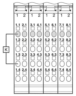IP20 Beschermingsniveau 2985631 IB IL 24 PSDO 8-PAC-beveiligingsmodule