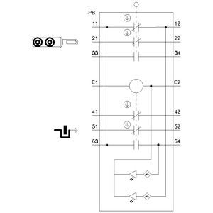 Plastic Position Switch M20 X 1 5 Ye/gr FKV Hulpverlaat Aan de voorzijde 3SE53221SD21