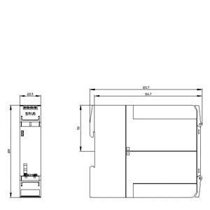 PLC 3SK1111-1AB30 Veiligheidsrelais 3SK1 Basis-eenheid Standaard relais-uitgangen Schroefterminal