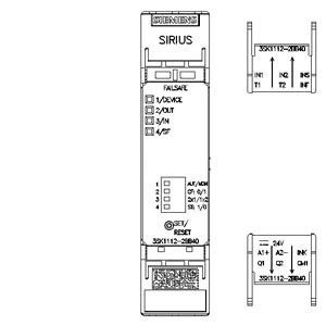 3SK1112-2BB40 Essentiële eenheid voor veiligheidsrelatie voor de veiligheid in industriële omgevingen