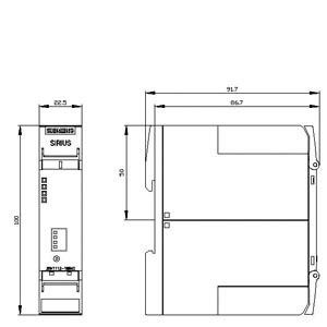 3SK1112-1BB40 Veiligheidsrelais 3SK1 Basiseenheid met schroefterminal en halfgeleideruitgangen
