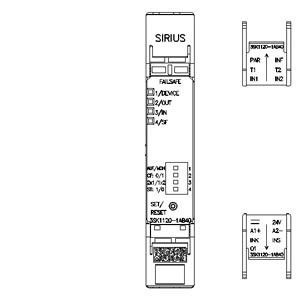 3SK1120-1AB40 Veiligheidsrelais 3SK1 Basiseenheid Schroefterminal 24V DC 3 Activeringscircuits