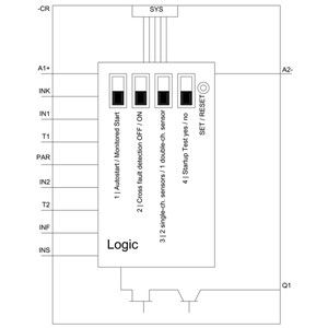 3SK1120-1AB40 Veiligheidsrelais 3SK1 Basiseenheid Schroefterminal 24V DC 3 Activeringscircuits