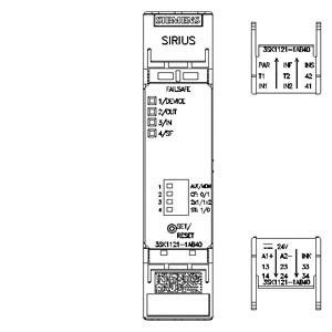 3SK1 Basis-eenheid Geavanceerde schroefterminal 3SK1121-1AB40 Veiligheidsrelais met relie-uitgangen