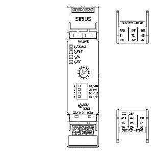 3SK1121-1CB44 Veiligheidsrelais 3SK1 Basis-eenheid voor verbeterde veiligheidsmaatregelen en -functies
