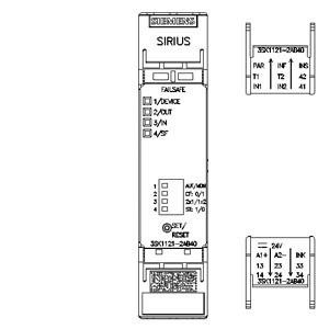 3SK1 Veiligheidsrelais van de basis-eenheid 3SK1121-2AB40 3 Bevestigingscircuits
