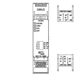 3SK1122-1AB40 Veiligheidsrelais met halfgeleideruitgangen schroefterminal 24V DC Advanced
