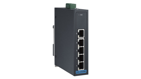 Modbus Communicatie Interface EKI-2525NI Advantech 5-poort Industrial Ethernet Switch