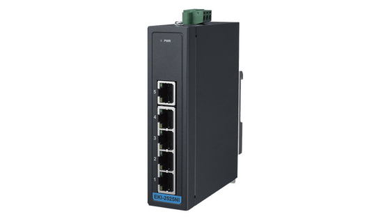 Modbus Communicatie Interface EKI-2525NI Advantech 5-poort Industrial Ethernet Switch